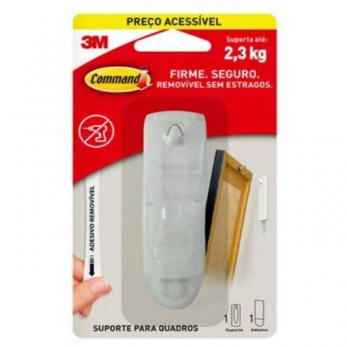 SUPORTE P/QUADRO COMMAND 3M (2,3KG) EMB.BLISTER PC 1 SUPORTE P/QUADRO COMMAND 3M (2,3KG) EMB.BLISTER PC 1
