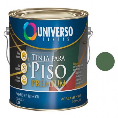 TINTA PISO ACRIL.UNIVERSO 3,60 VERDE PC 1