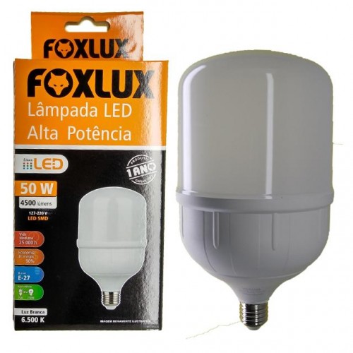 LAMP.LED  FOXLUX 50W 6500K  A. POTENCIA (BCO) PC 1