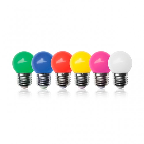 LAMP.BOLINHA LED GALAXY 2.5WX220V BRANCO QUENTE 1220 PC 5