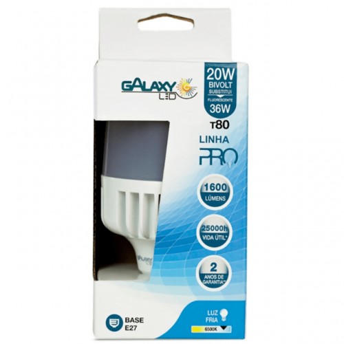 LAMP.LED  GALAXY 20W 6500K NORMATIZADO PC 1