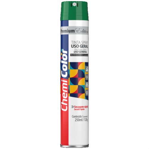 TINTA SPRAY CHEMICOLOR ATUADOR 360 VERDE ESCURO 250ML PC 1