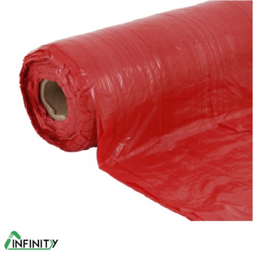 LONA PLAST. 4X50M X 15KG INFINITY VERMELHA (75 MICRAS) VM4515 RL 1