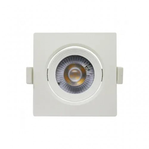 SPOT LED LEDBEE EMB. QUAD. 05W 3000K (B.QUENTE) BIVOLT PC 1