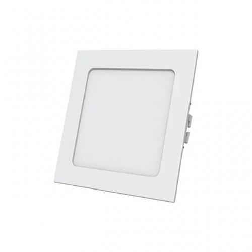 LUMINARIA LED PLAFON LEDBEE EMB. QUAD. 6500K 18W (B.FRIO) 21,9CM BIVOLT PC 1