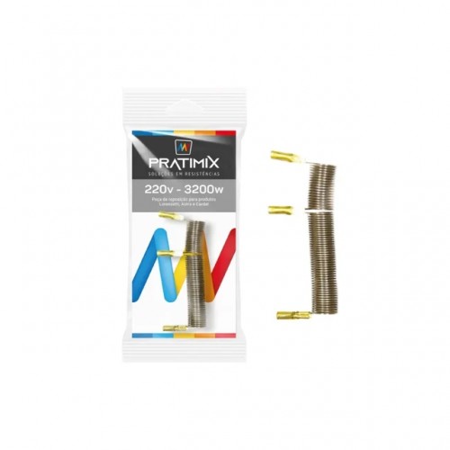 RESIST.PRATIMIX TIPO L 3T 127V 3200W 3T0132 PC 1 RESIST.PRATIMIX TIPO L 3T 127V 3200W 3T0132 PC 1