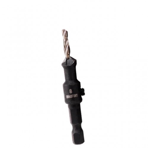 BROCA ESCAREADORA BRASFORT 08MM 7967 PC 1 BROCA ESCAREADORA BRASFORT 08MM 7967 PC 1