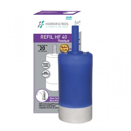 VELA P/FILTRO HIDROF. PURIF.HF 40 ROSCA LONGA (REFIL UNIVERSAL) 3299 PC 1 VELA P/FILTRO HIDROF. PURIF.HF 40 ROSCA LONGA (REFIL UNIVERSAL) 3299 PC 1